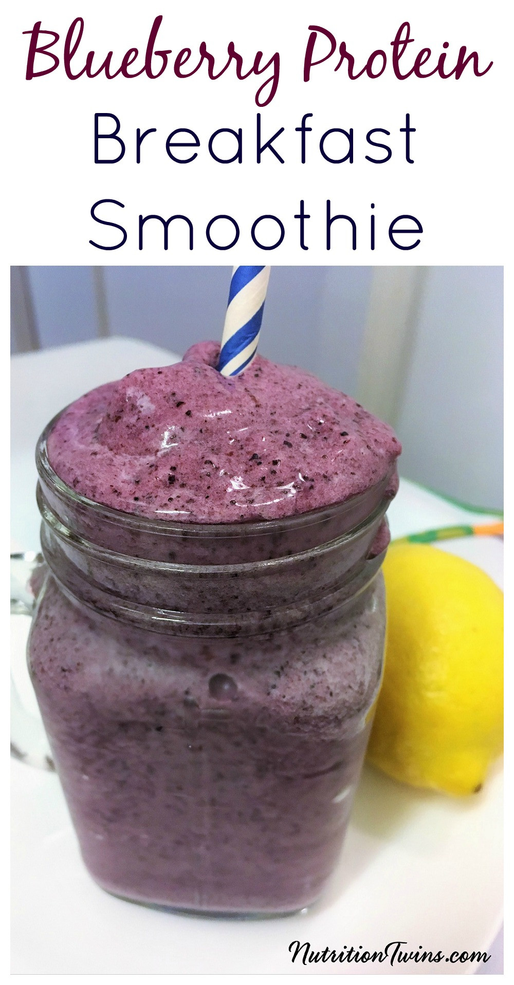 Breakfast Weight Loss Smoothies
 Blueberry Protein Weight Loss Breakfast Smoothie