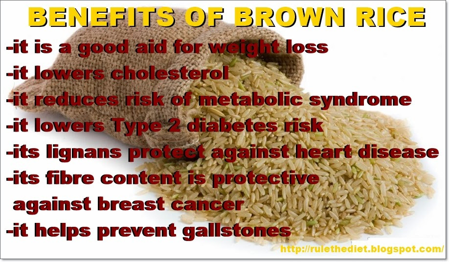 Brown Rice Recipes For Weight Loss
 weight loss for a healthy lifestyle BENEFITS OF BROWN RICE