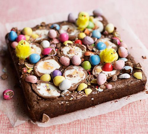 Brownie Easter Desserts
 Easter egg brownies recipe