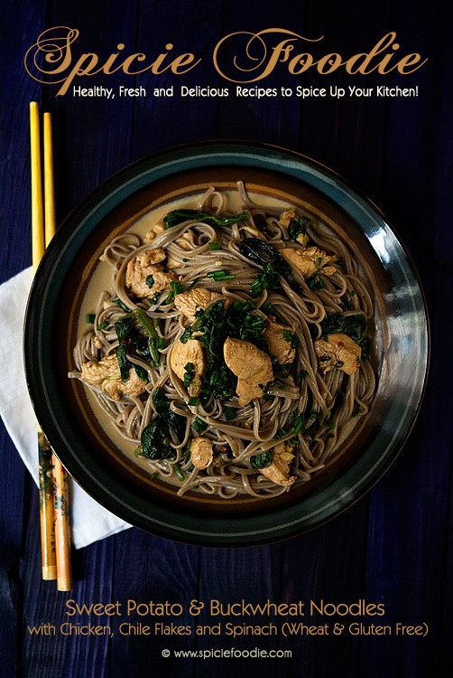 Buckwheat Noodles Gluten Free
 Sweet Potato & Buckwheat Noodles with Chicken Chile