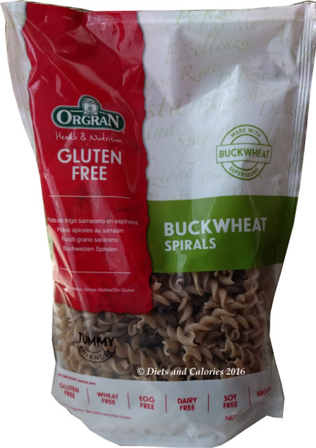 Buckwheat Noodles Gluten Free
 Diets and Calories Gluten Free Buckwheat Spirals Pasta Review