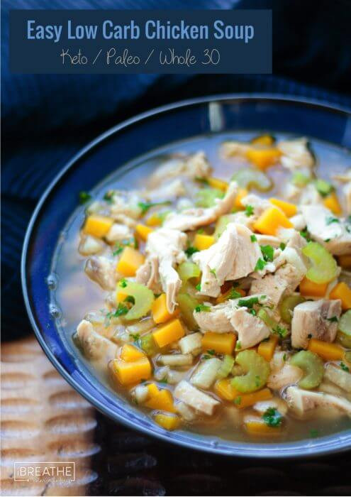 Canned Chicken Recipes Low Carb
 Easy Low Carb Chicken Soup Whole 30