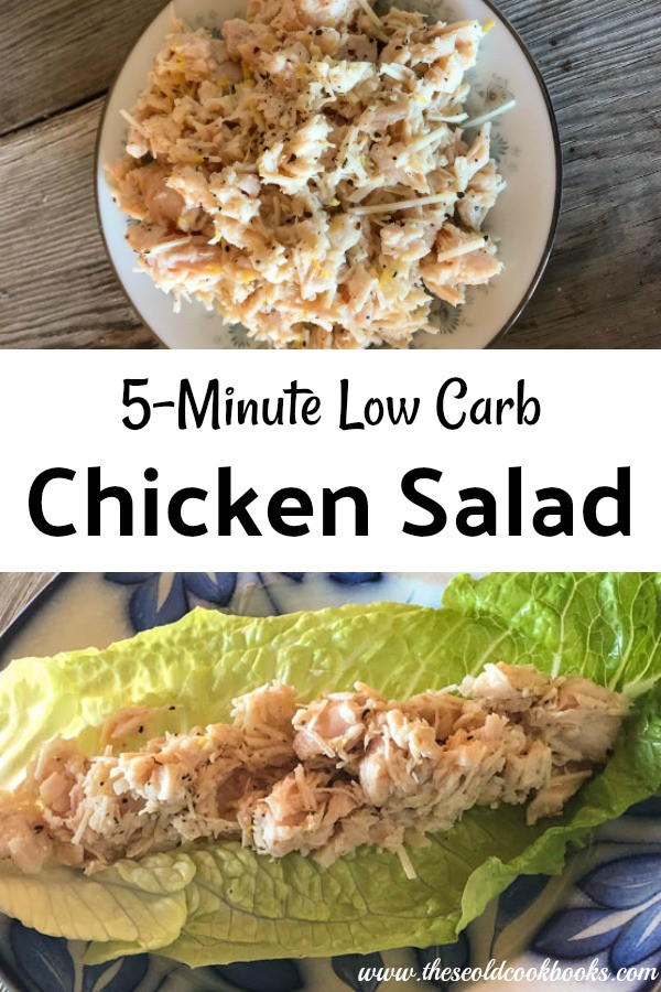 Canned Chicken Recipes Low Carb
 5 Minute Low Carb Lemon Chicken Salad Recipe using Canned