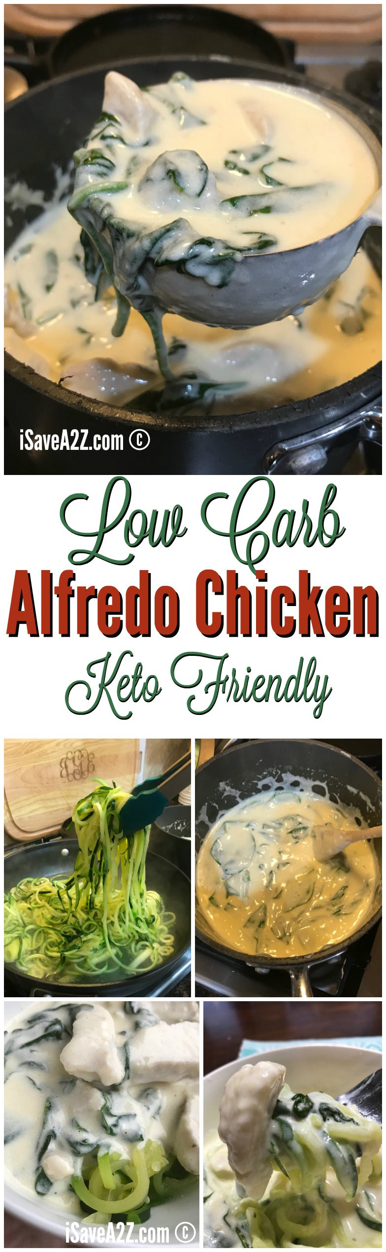 Canned Chicken Recipes Low Carb
 Low Carb and Keto Chicken Alfredo Pasta Recipe iSaveA2Z