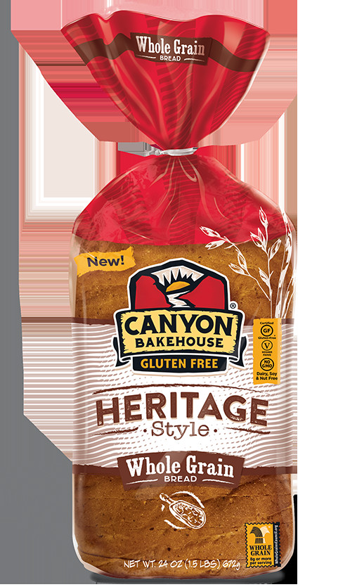 Canyon Bakehouse Gluten Free Bread
 Gluten Free Heritage Style Sandwich Bread