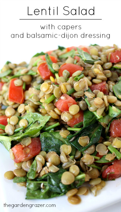 Capers Recipes Vegetarian
 Lentil Salad with Capers and Balsamic Dijon Dressing