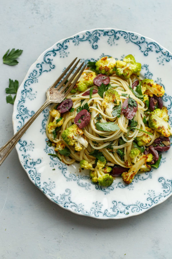 Capers Recipes Vegetarian
 Romanesco Cauliflower Pasta with Olives and Capers A