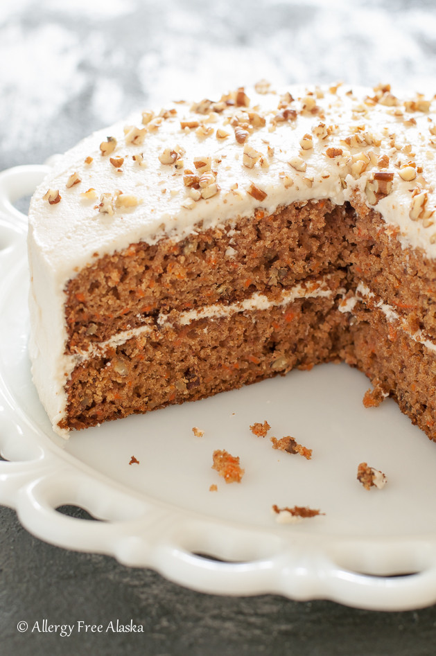 Carrot Cake Recipes Gluten Free
 Gluten Free Dairy Free Decadent Carrot Cake Allergy Free