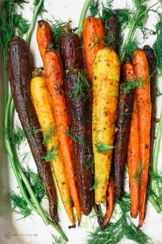 Carrot Recipes Vegetarian
 Roasted Carrots Recipe with Turmeric