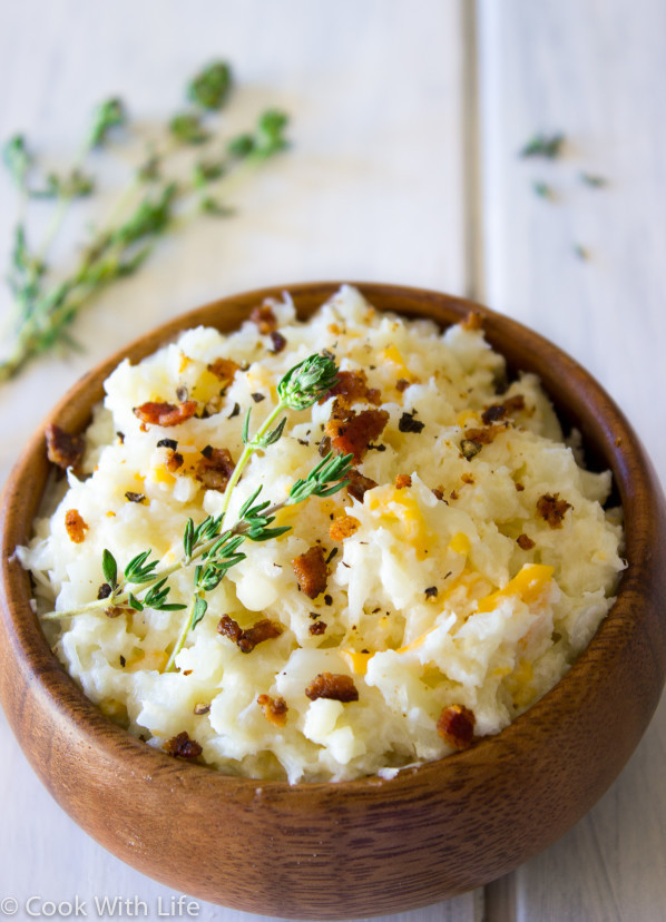 Cauliflower Mashed Potatoes Low Carb
 Cauliflower Mashed Potatoes Low Carb Quick & Easy