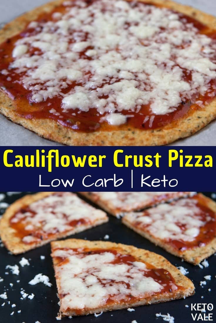Cauliflower Pizza Crust Recipe Keto
 Keto Cauliflower Crust Pizza Low Carb Recipe
