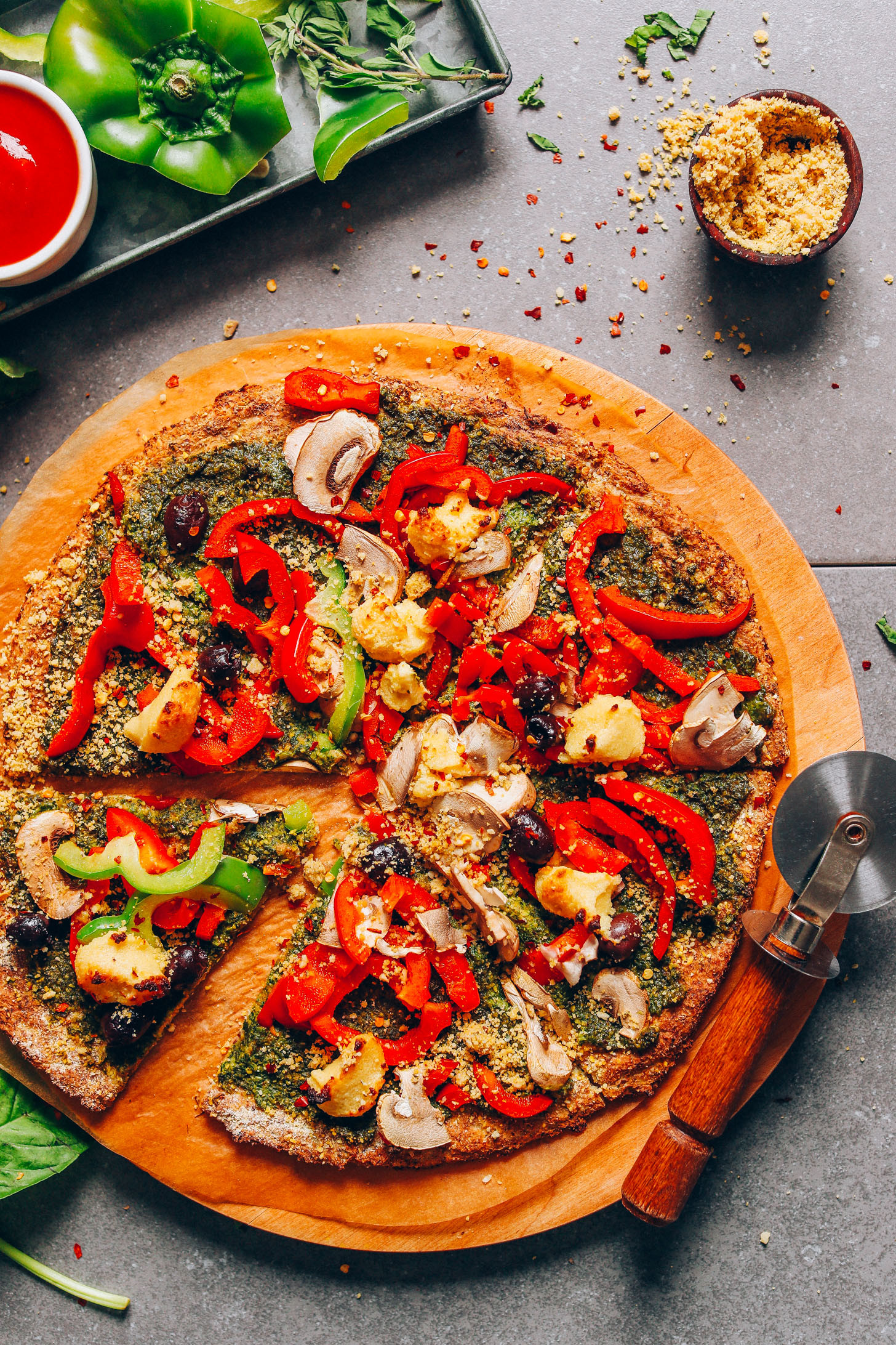 Cauliflower Pizza Crust Recipe Vegan
 Vegan Cauliflower Pizza Crust