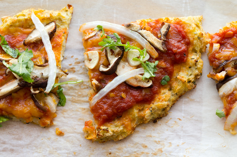 Cauliflower Pizza Crust Recipe Vegan
 Vegan Cauliflower Pizza Crust with Chickpeas