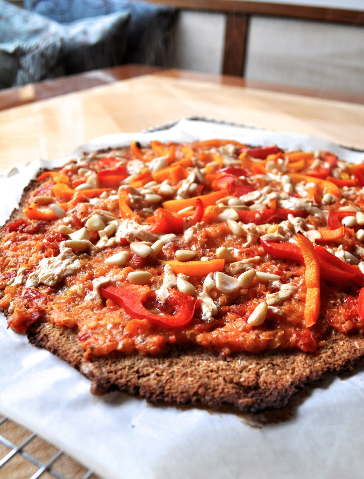 Cauliflower Pizza Crust Recipe Vegan
 Healthy Like This Recipe Vegan Cauliflower Crust Pizza