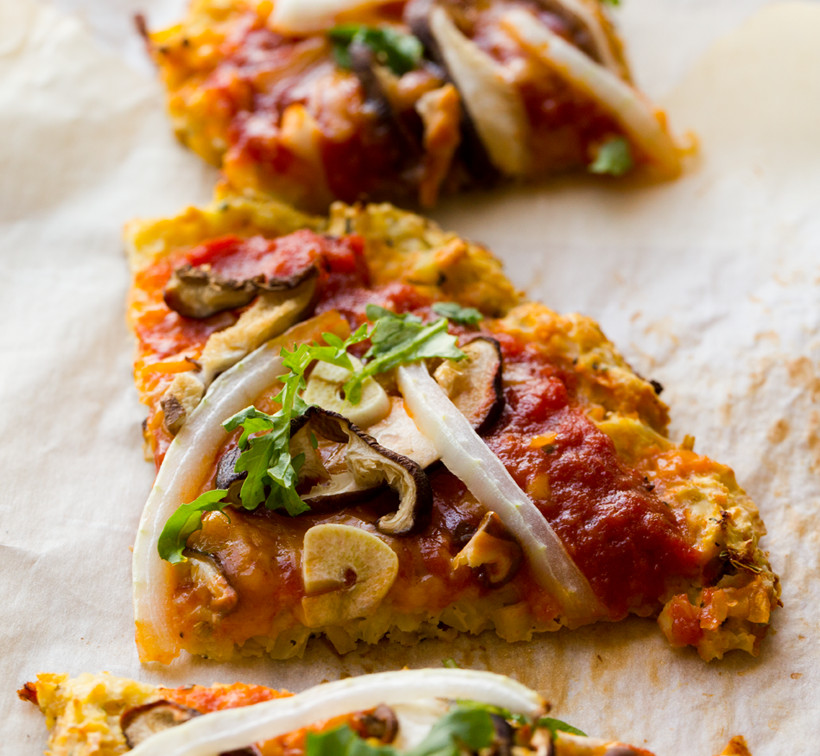 Cauliflower Pizza Crust Recipe Vegan
 Vegan Cauliflower Pizza Crust with Chickpeas