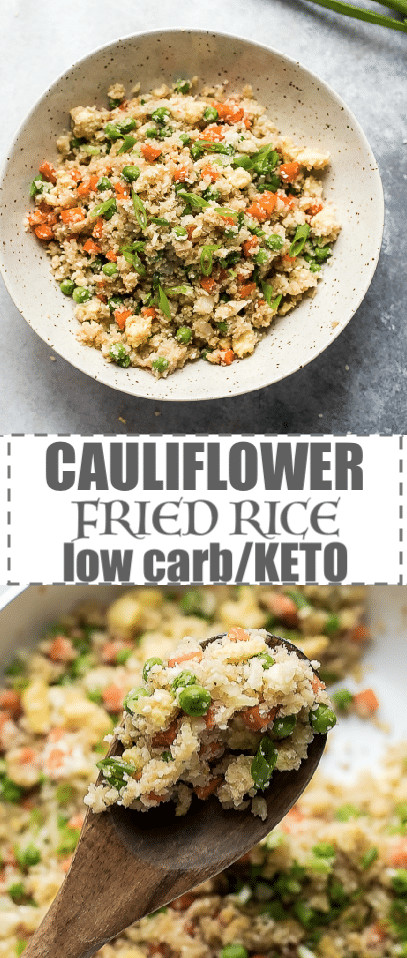 Cauliflower Rice Recipes Keto
 Keto Cauliflower Fried Rice Recipe Low Calorie Low Carb