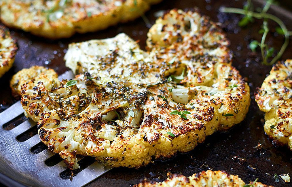 Cauliflower Steaks Vegan
 Roasted Cauliflower Steaks Recipe — Eatwell101