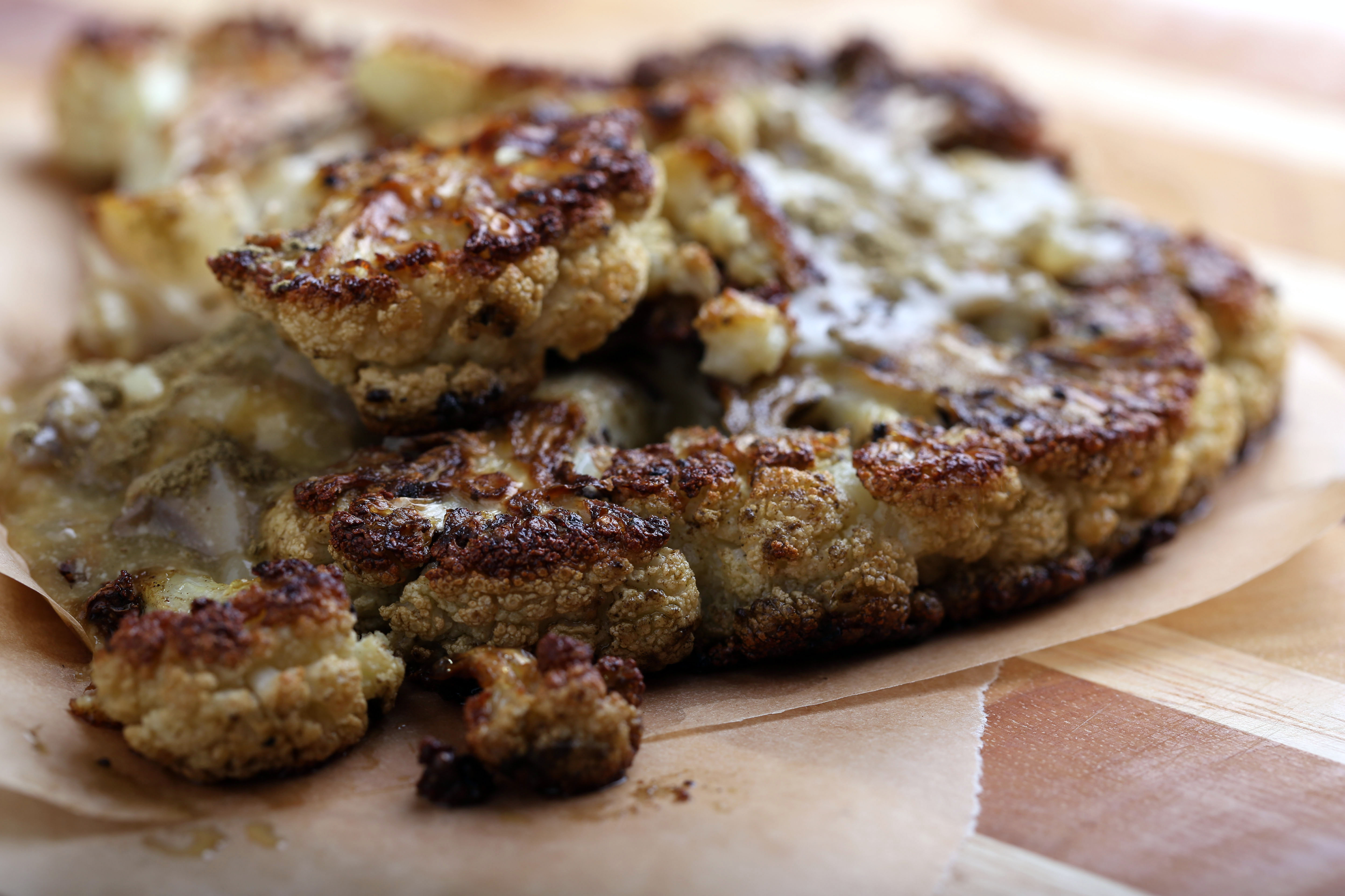 Cauliflower Steaks Vegan
 Olives for Dinner