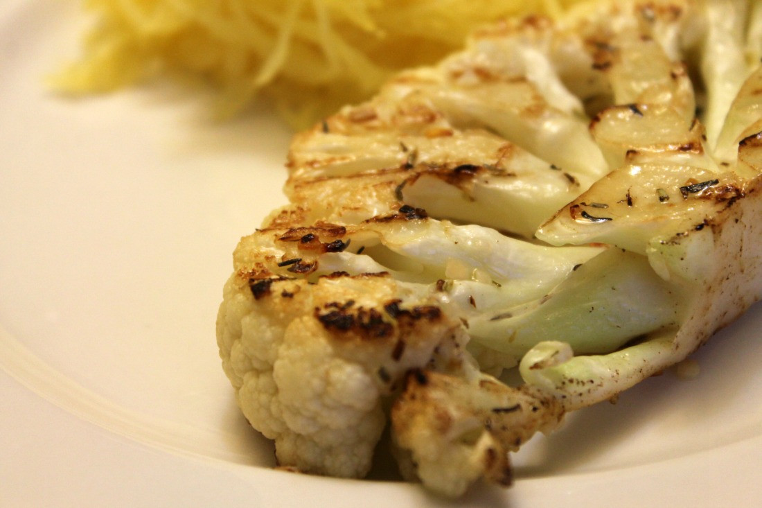 Cauliflower Steaks Vegan
 Brined Cauliflower Steaks Recipe