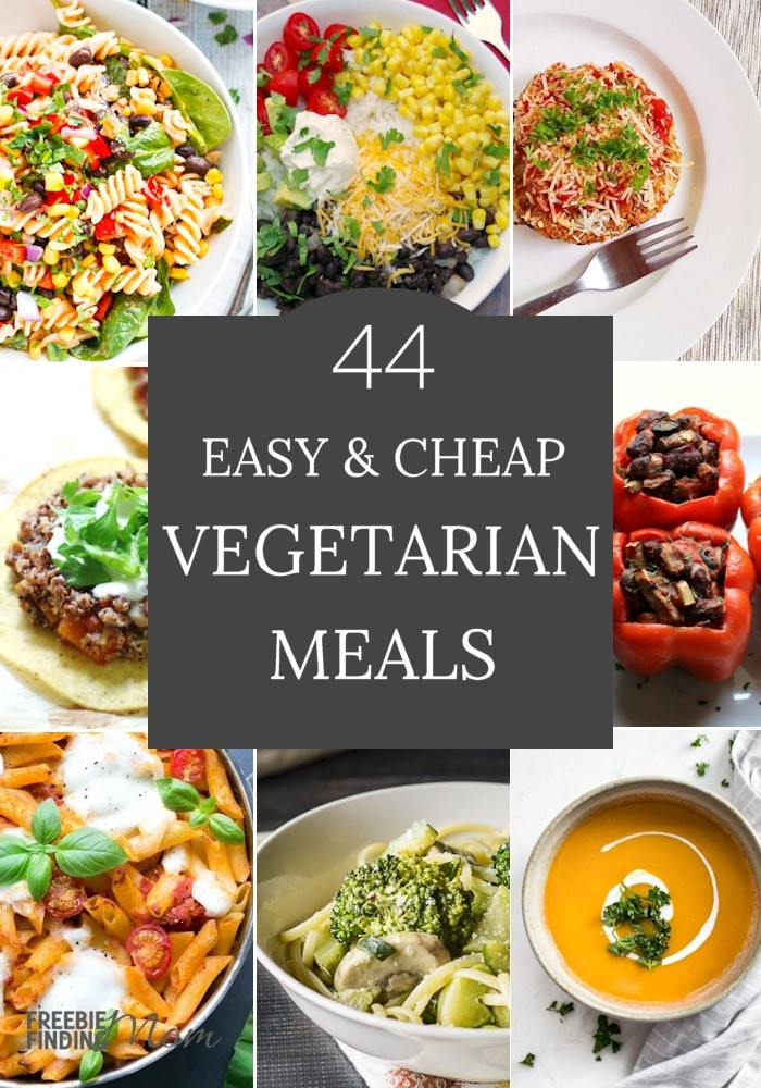 Cheap And Easy Vegetarian Recipes
 Cheap Ve arian Meals 44 Easy Recipes