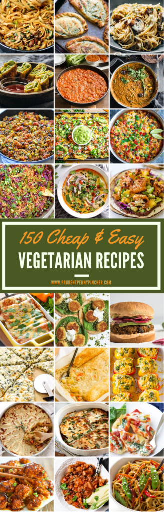 Cheap And Easy Vegetarian Recipes
 150 Cheap and Easy Ve arian Recipes Prudent Penny Pincher