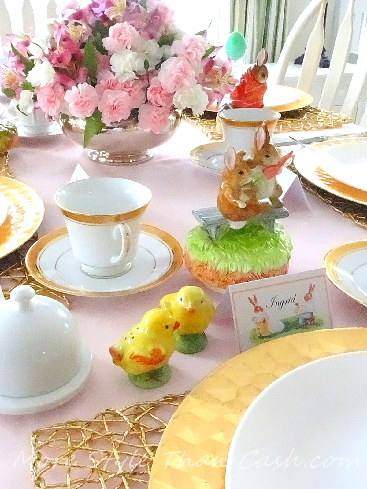 Cheap Easter Dinner Ideas
 Easter Table Setting