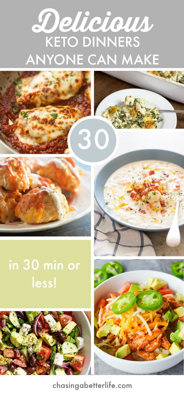 Cheap Keto Dinners
 30 Keto Dinners You Can Make in 30 Minutes or Less