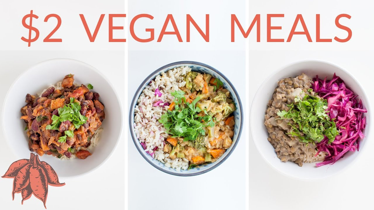 Cheap Vegan Dinners
 $2 Vegan Meals