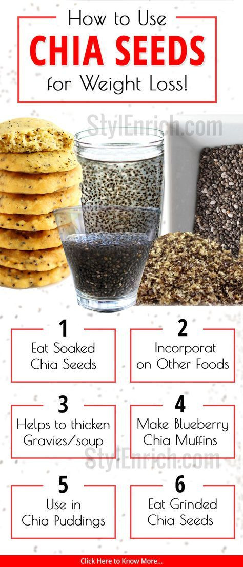 Chia Seed Recipes For Weight Loss
 1000 ideas about Benefits Chia Seeds on Pinterest