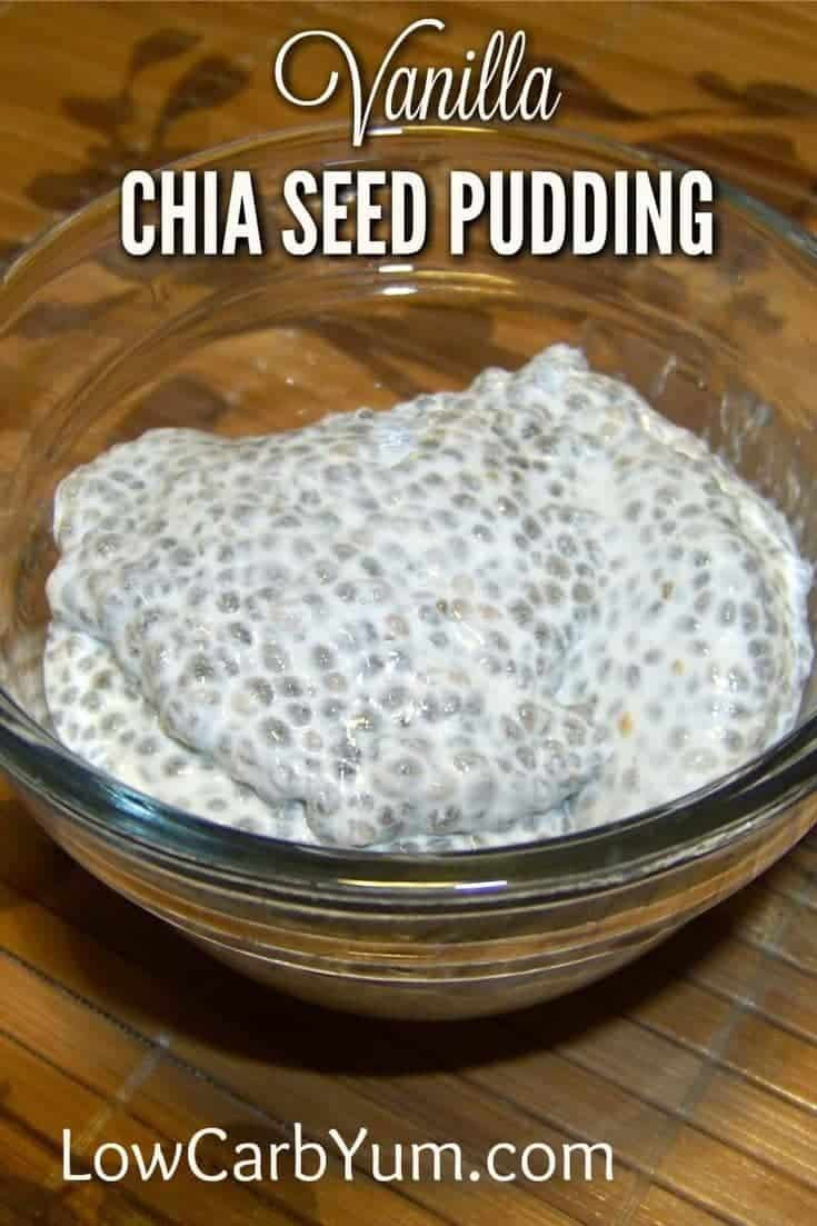 Chia Seed Recipes Low Carb
 Chia Seed Vanilla Pudding No Sugar Added