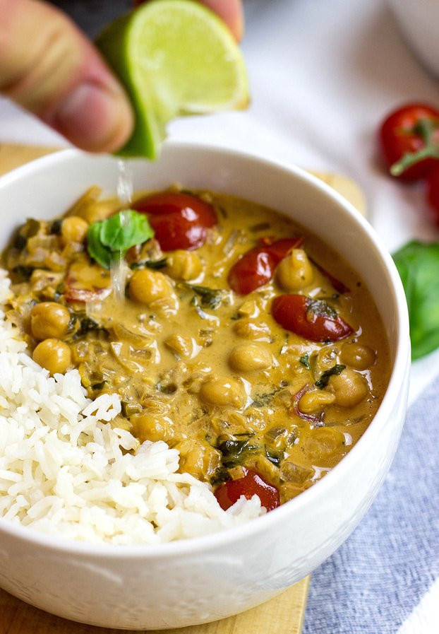 Chick Pea Vegetarian Recipes
 Vegan Chickpea Curry Ready in 25 mins and soooooo worth it