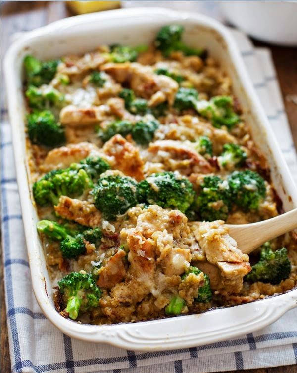 Chicken And Broccoli Recipes Low Calorie
 Creamy Chicken Quinoa and Broccoli Casserole ght and
