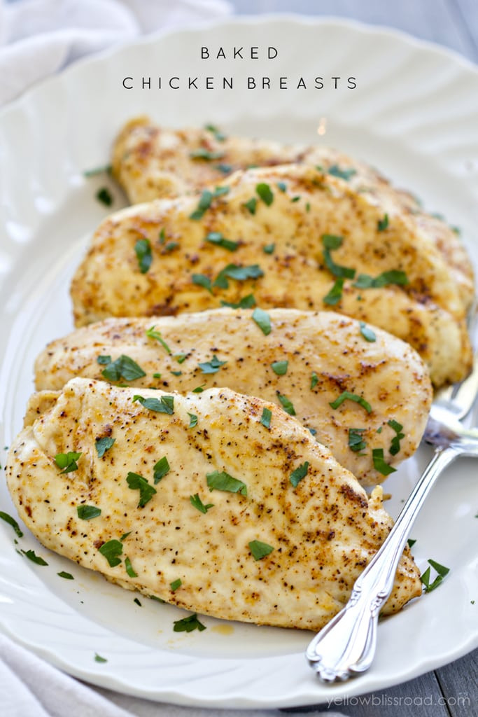 Chicken Breast Recipes Easy Baked Healthy
 Baked Chicken Breasts Yellow Bliss Road