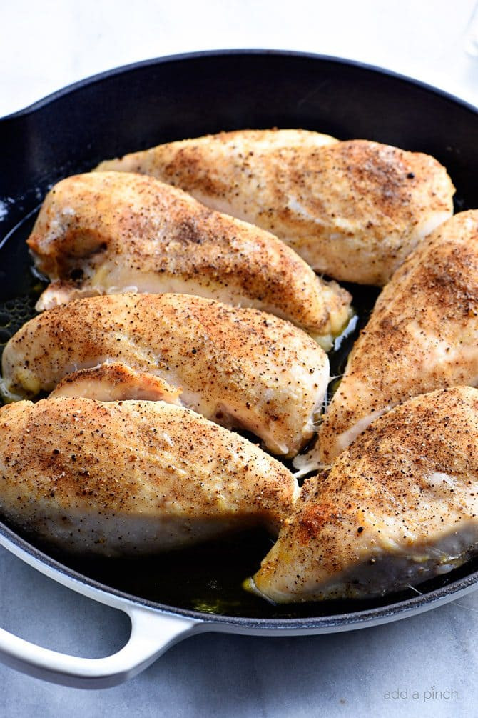 Chicken Breast Recipes Easy Baked Healthy
 Simple Baked Chicken Breast Recipe Add a Pinch