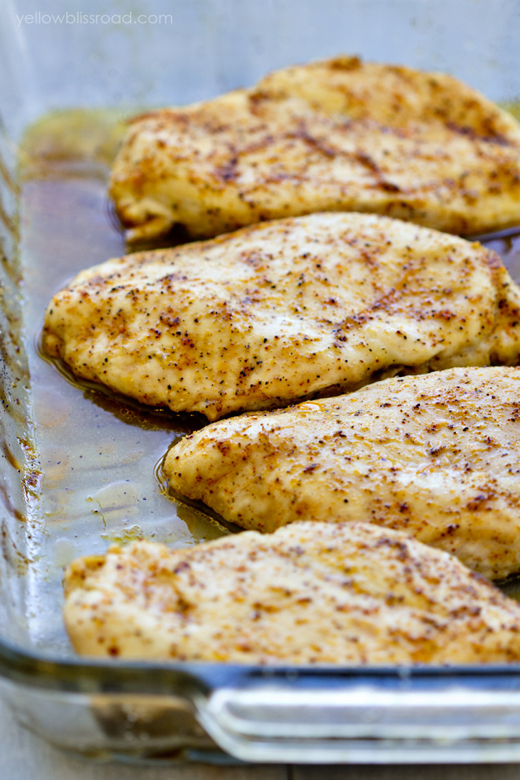 Chicken Breast Recipes Easy Baked Healthy
 Easy Baked Chicken Breasts