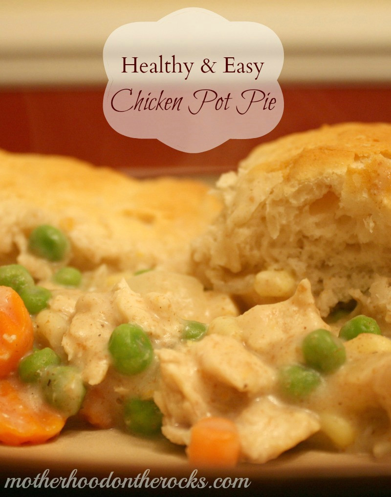 Chicken Pot Pie Recipe Healthy
 Healthy & Easy Chicken Pot Pie Recipe Motherhood on the