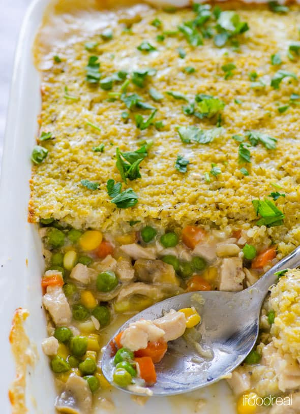 Chicken Pot Pie Recipe Healthy
 Quinoa Chicken Pot Pie Recipe iFOODreal Healthy Family