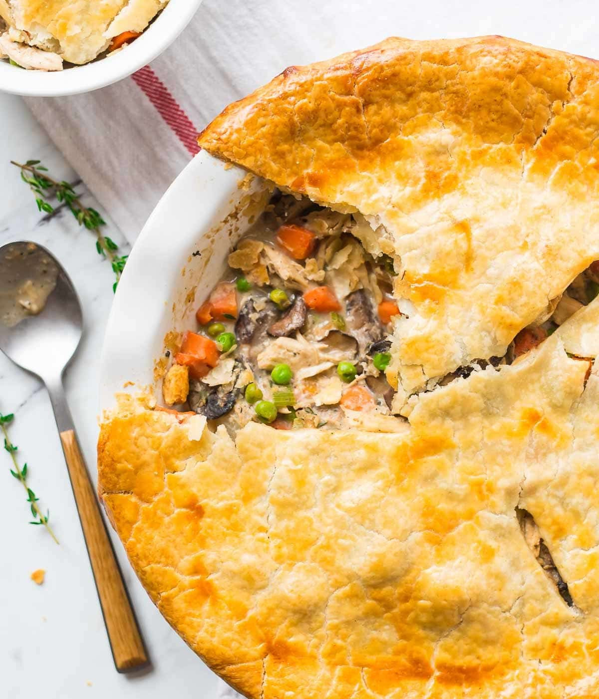 Chicken Pot Pie Recipe Healthy
 Healthy Chicken Pot Pie