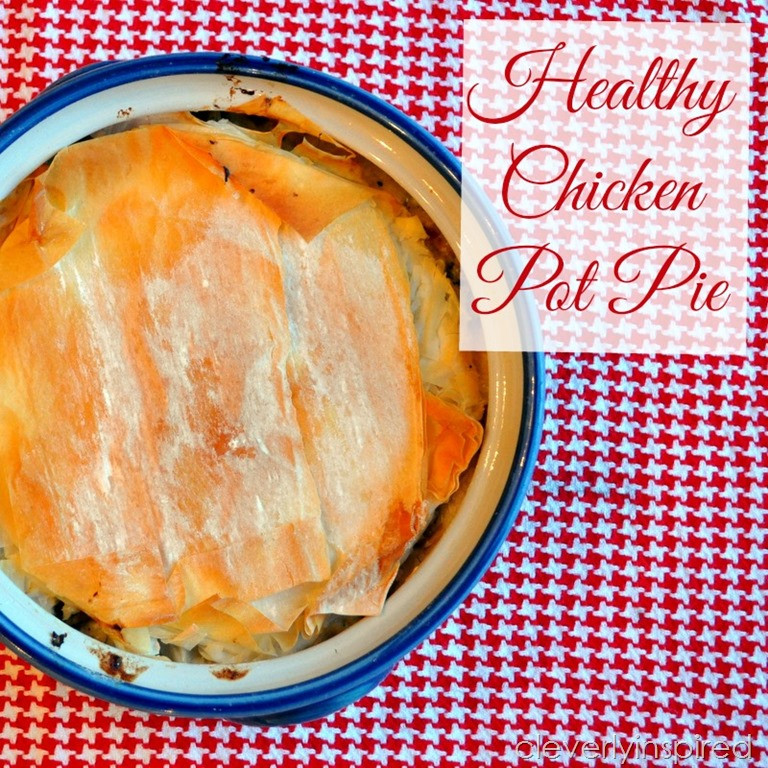 Chicken Pot Pie Recipe Healthy
 Healthy Chicken Pot Pie Recipe Cleverly Inspired