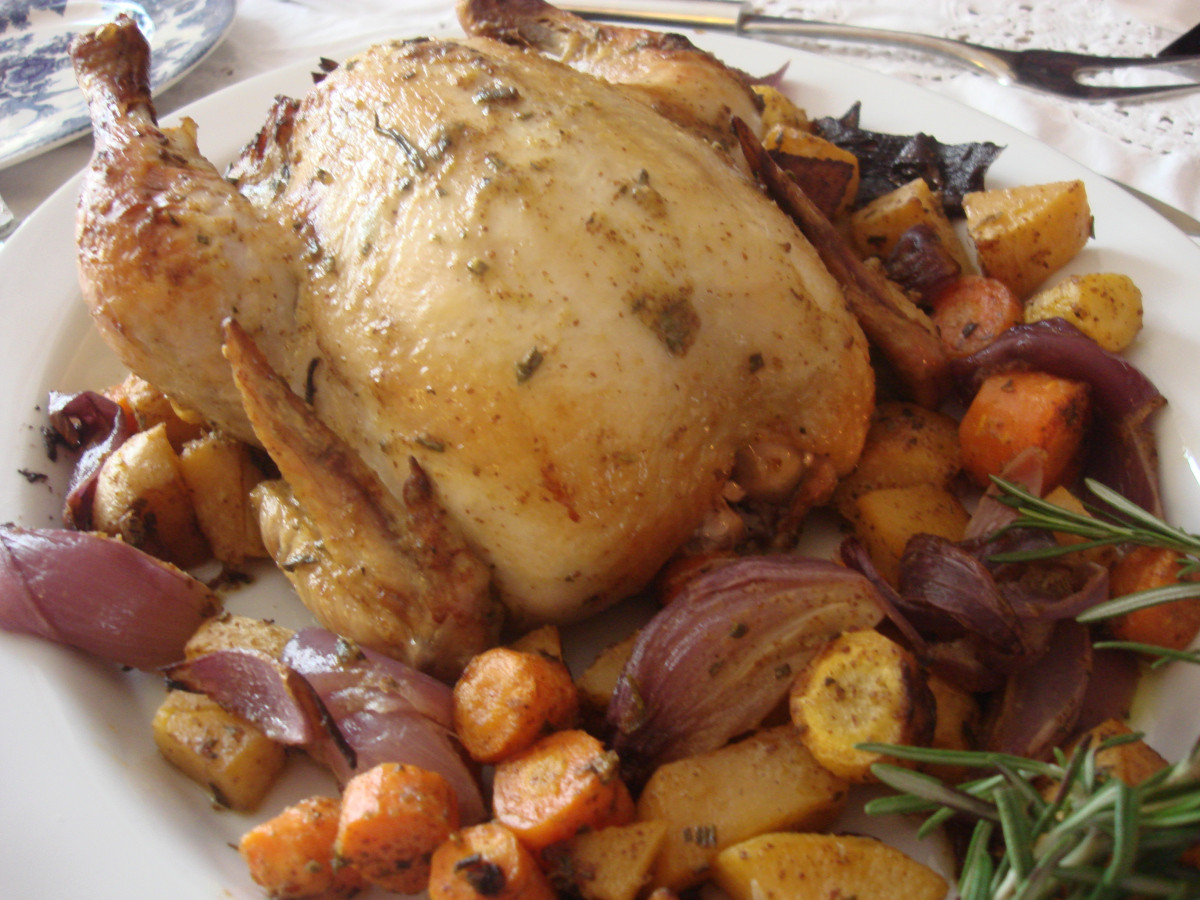 Chicken Recipes For Easter Dinner
 Spring Roast Chicken and Ve ables with Rosemary