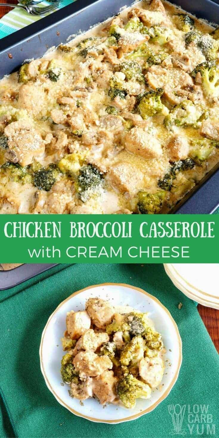 Chicken Recipes Low Carb
 Low Carb Chicken Broccoli Casserole with Cream Cheese