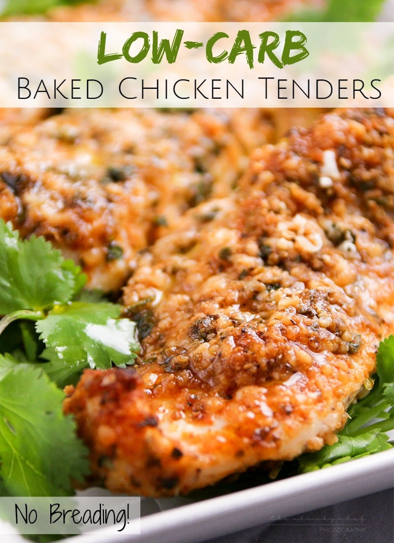 Chicken Recipes Low Carb
 Low Carb Baked Chicken Tenders The Chunky Chef