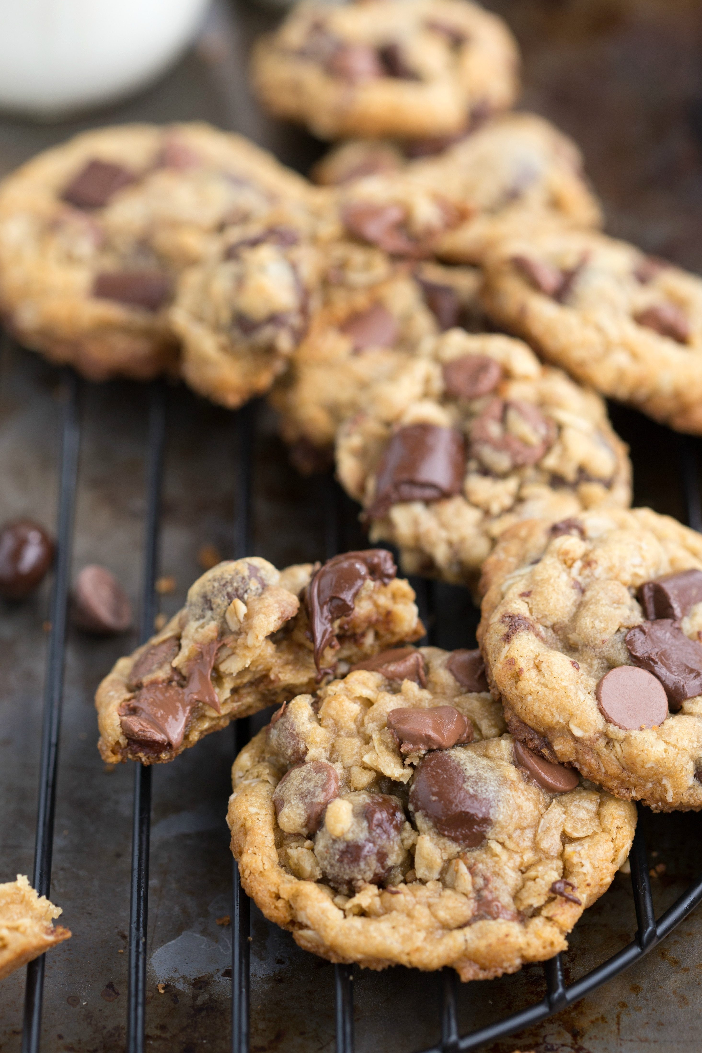 Choc Chip Oatmeal Cookies Healthy
 Healthier Oatmeal Chocolate Chip Cookies with Dark