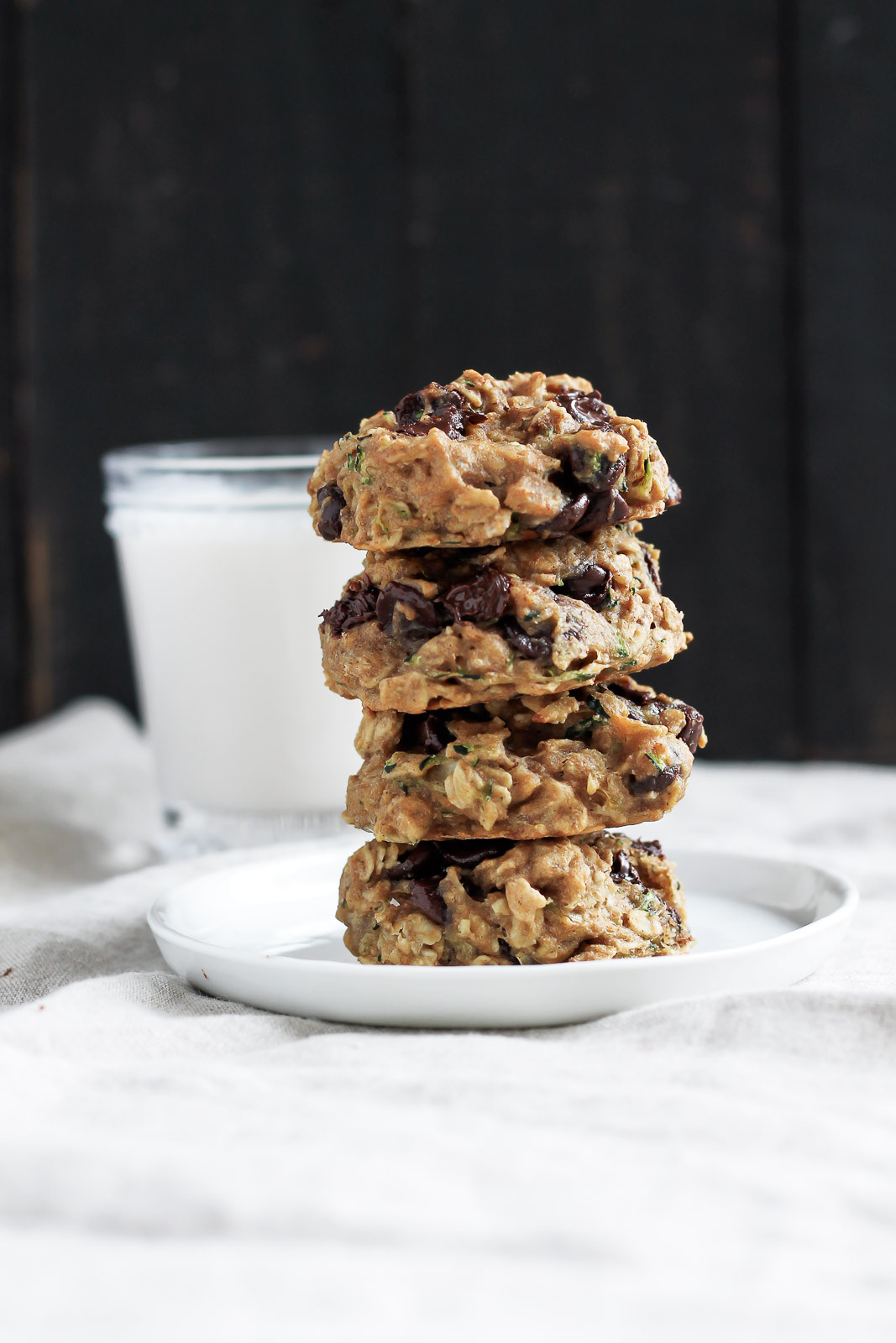 Choc Chip Oatmeal Cookies Healthy
 Healthy Chocolate Chip Zucchini Oatmeal Cookies