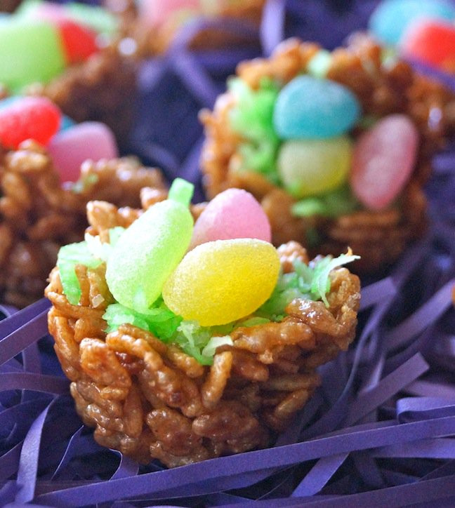 Chocolate Easter Desserts
 Easter Dessert Recipe Chocolate Rice Krispies Treats Nests