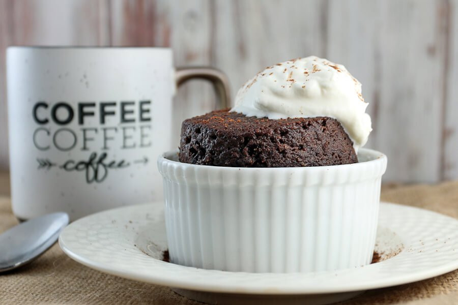 Chocolate Keto Mug Cake
 Keto Chocolate Cake in a Mug