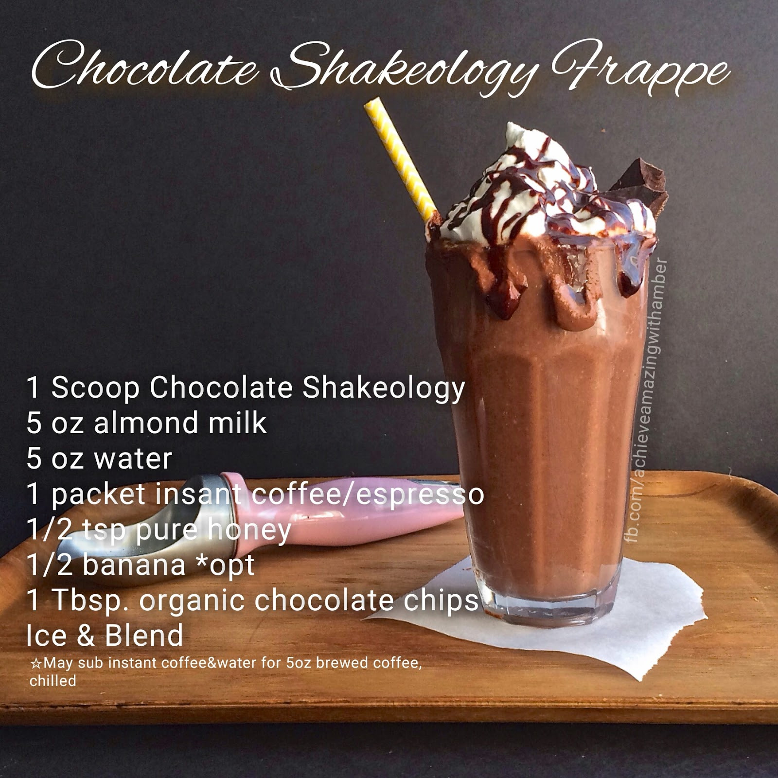Chocolate Vegan Shakeology Recipes
 Achieve Amazing with Amber Thirsty Thursday Shakeology