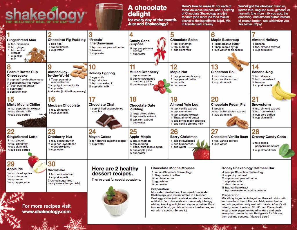 Chocolate Vegan Shakeology Recipes
 Shakeology Recipes What s The Most Delicious Recipes