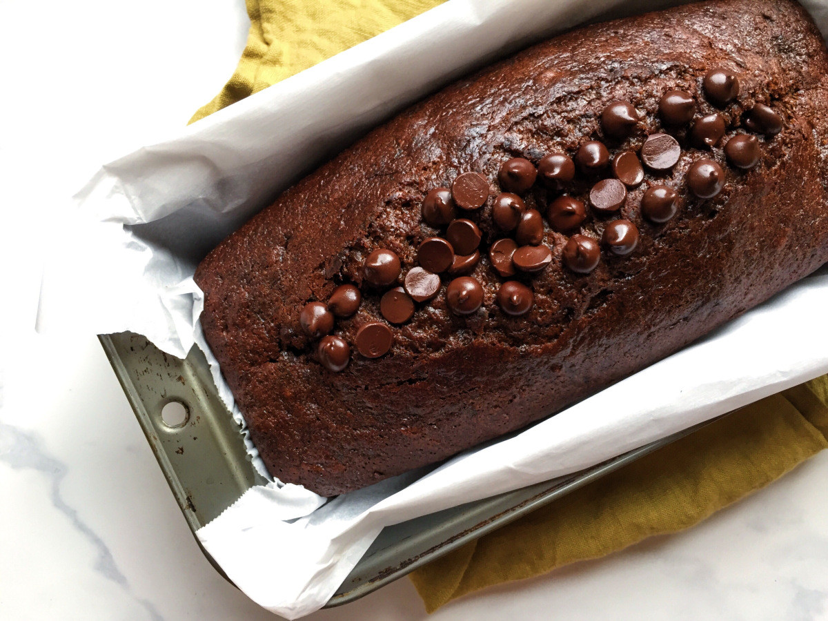 Chocolate Zucchini Bread Healthy
 Healthy Double Chocolate Zucchini Bread – The Dish Healthy