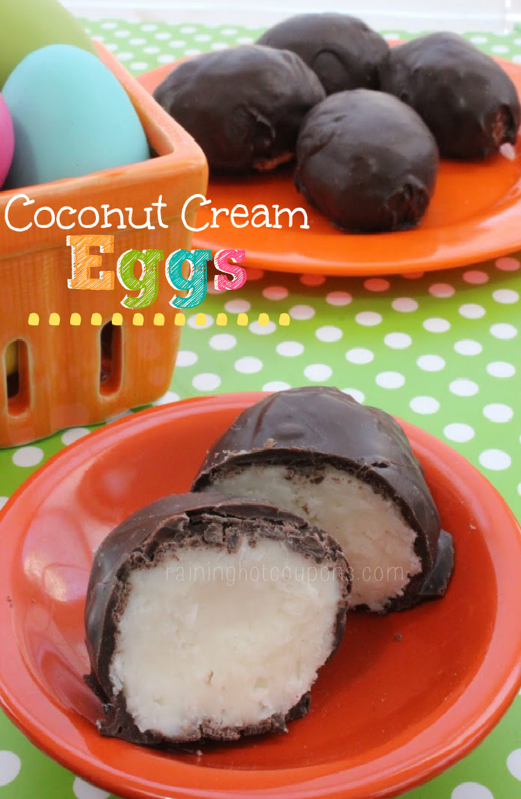 Coconut Cream Easter Eggs Recipes
 Chocolate Dipped Coconut Cream Eggs
